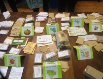 Connected Seeds Library. Photo: Sara Heitlinger